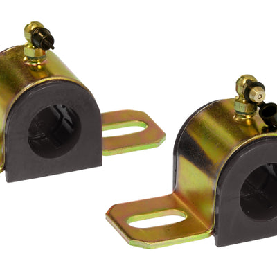 Prothane Universal 90 Deg Greasable Sway Bar Bushings - 25MM - Type B Bracket - Black