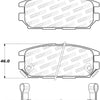 StopTech 91-93 Mitsubishi 3000GT Street Performance Rear Brake Pads