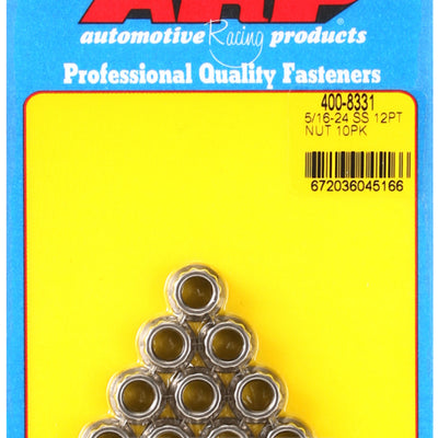 ARP 5/16-24 SS 12pt Nut Kit
