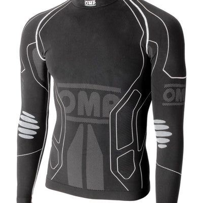 OMP KS Winter Shirt Black - Size 8-10 Years (For Children)