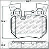 StopTech Performance 08-09 BMW 128i/135i Coupe Rear Brake Pads