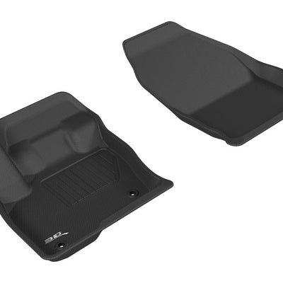 3D MAXpider 2015-2020 Ford Edge Kagu 1st Row Floormat - Black