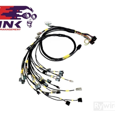 Rywire Honda B w/Link G4 ECU Eng Harn w/OBD1 Alt/EV14 /AEM IAT/MAP (Adapt Req/Specify ECU D/S Only)