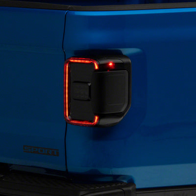 Raxiom 20-23 Jeep Gladiator JT w/ Factory Halogen LED Tail Lights- Blk Housing (Smoked Lens)