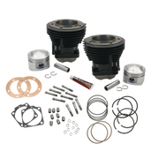 S&S Cycle 66-84 BT 93in Standard Compression 3-5/8in Big Bore Cylinder & Piston Kit - Gloss Black