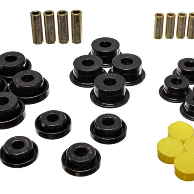 Energy Suspension 97-06 Jeep Wrangler TJ/YJ Black Front Control Arm Bushings (Must reuse OEM Outer S