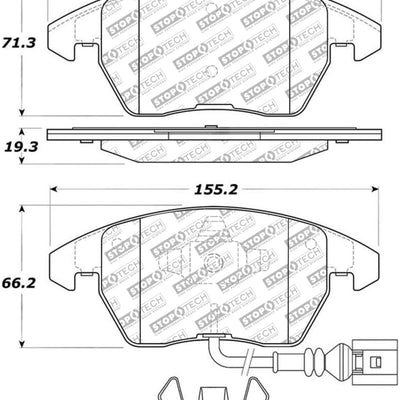 StopTech Street Select Brake Pads - Front