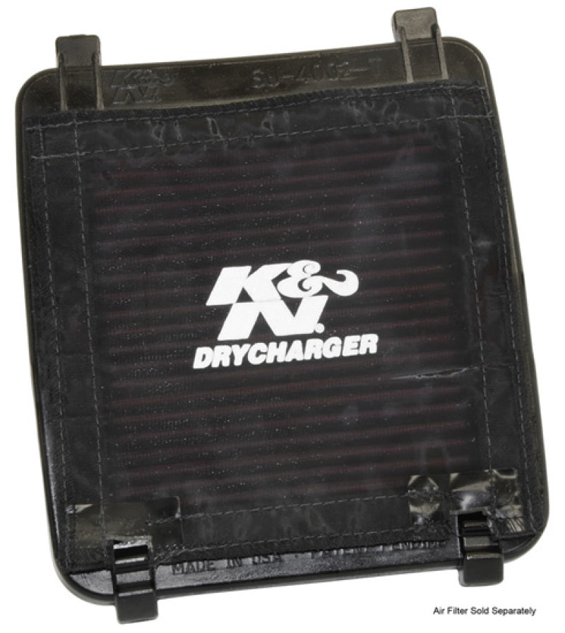 K&N Universal PreCharger Flat Air Filter Wrap Black 7Inx7in
