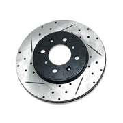 BLOX Racing Slotted And Cross-Drilled Rotor Left Side