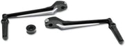 Performance Machine Shift Lever Assembly Floorboard - Black Ano