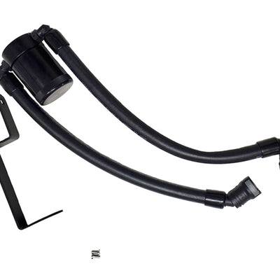 J&L 13-19 Ford Explorer Sport EcoBoost V6 Passenger Side Oil Separator 3.0 - Black Anodized