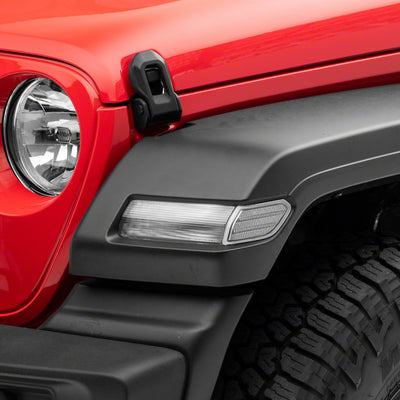 Raxiom 18-23 Jeep Wrangler JL Axial Series LED Fender Flare Marker Lights- Clear