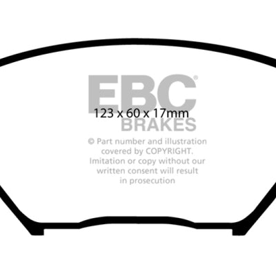 EBC 01-03 Toyota RAV 4 2.0 Ultimax2 Front Brake Pads