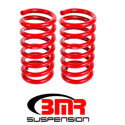 BMR 15-17 S550 Mustang Rear Drag Version Lowering Springs - Red