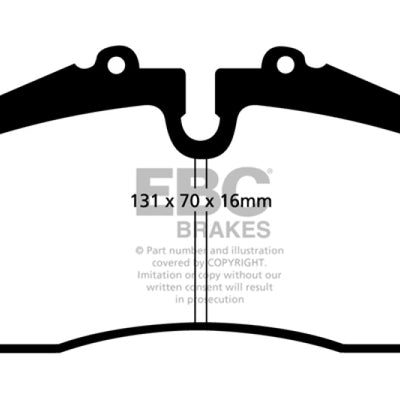 EBC 05+ Ford Saleen Mustang Brembo front calipers Bluestuff Front Brake Pads