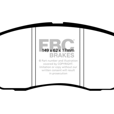 EBC 07-09 Chevrolet Equinox 3.4 Ultimax2 Front Brake Pads