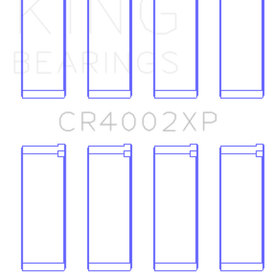 King Engine Bearings Mazda B6/B6-T/ZM/B3/B5 Connecting Rod Bearing Set (Set of 4) - Size +0.5mm
