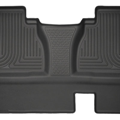 Husky Liners 14-15 Toyota Tundra Double Cab Pickup Weatherbeater Black 2nd Seat Floor Liners