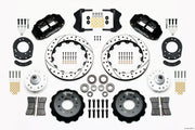 Wilwood Narrow Superlite 6R Front Hub Kit 12.88in Drilled 1965-1969 Mustang Drum Spindle