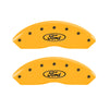 MGP 4 Caliper Covers Engraved F & R Oval Logo/Ford Yellow Finish Black Char 2000 Ford Expedition