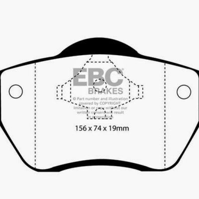 EBC 96-98 Audi A4 1.8 Turbo (B5) Ultimax2 Front Brake Pads