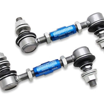 SuperPro 2015 BMW 228i Base Rear HD Adjustable End Link Set (10mm Studs 125mm-145mm Length)