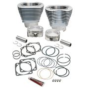 S&S Cycle 84-99 BT 4 1/8in Bore Cylinder & Pistons Kit For S&S V124 Engine - Natural