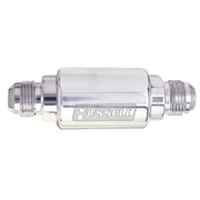 Russell Performance Polished Alum. (3-1/4in Length 1-1/4in dia. -8 x 3/8in male NPT inlet/outlet)