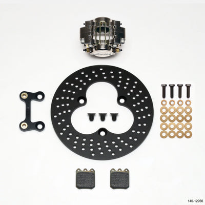 Wilwood Dynapro Single LW Left Front Kit - Sprint 10.95in Aluminum Drilled Rotor