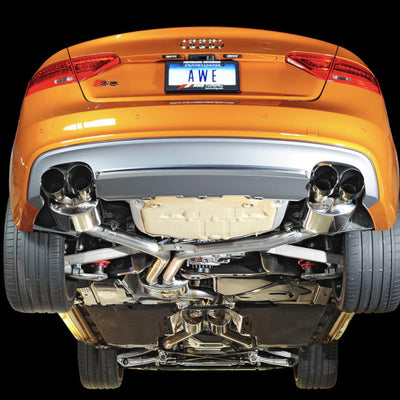 AWE Tuning Audi B8.5 S5 3.0T Touring Edition Exhaust System - Diamond Black Tips (102mm)
