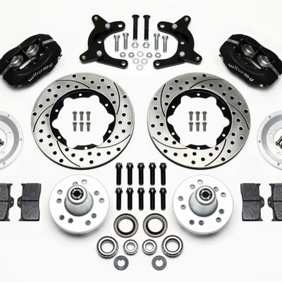 Wilwood Forged Dynalite Front Kit 11.00in Drilled 62-72 CDP A Body - 9in Drum