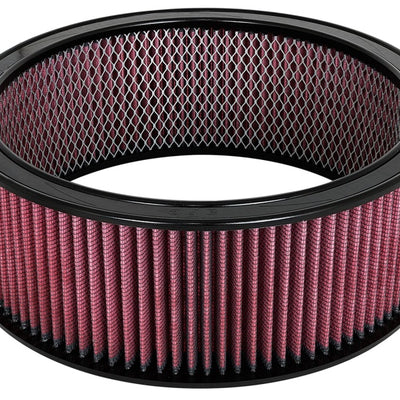 aFe MagnumFLOW Air Filters Round Racing P5R A/F RR P5R 14OD x 12ID x 5H E/M (Blk/Red)