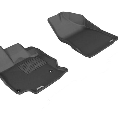 3D MAXpider 2012-2012 Toyota Venza Kagu 1st Row Floormat - Black