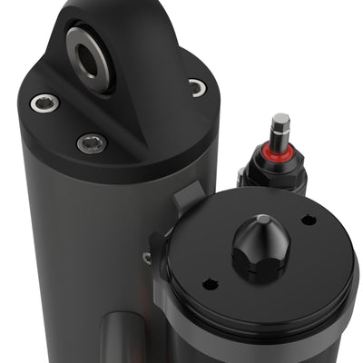 Fox 4.0 Factory Race Shaft 5-Tube External Bypass 18in Piggyback Shock - Left