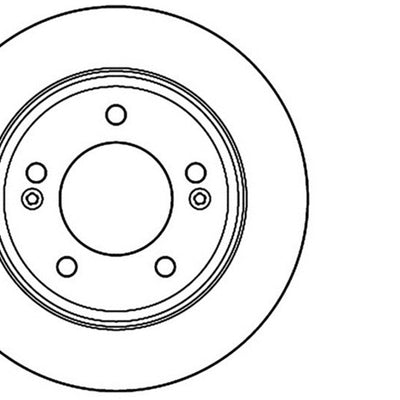 StopTech 15-17 Hyundai Elantra Drilled Left Rear Rotor
