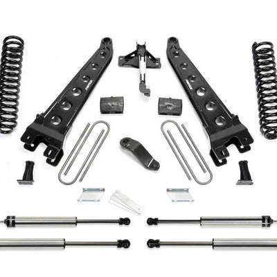 Fabtech 18 Ford F450/F550 4WD Diesel 6in Rad Arm Sys w/Coils & Dl Shks