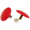 Prothane Universal Bump Stop 3/8X2 Ultra Thin Button - Red