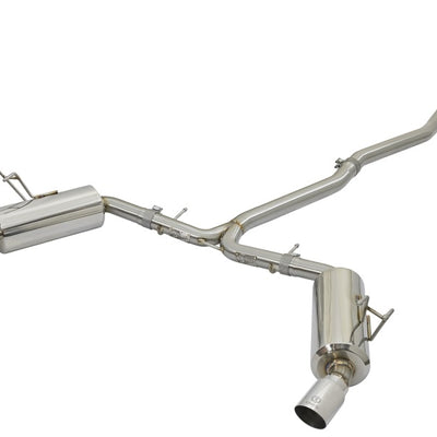 aFe POWER Takeda 16-17 Honda Civic I4-1.5L (t) 2.25-2.5in 304 SS CB Dual-Exit Exhaust Polish Tip