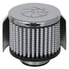 aFe MagnumFLOW Air Filters CCV PDS A/F CCV PDS 1-1/2Fx3Bx3T(Chr w/HS)x2-1/2H