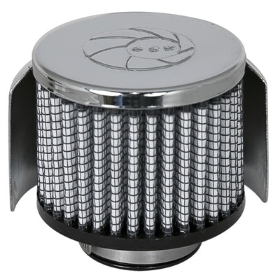 aFe MagnumFLOW Air Filters CCV PDS A/F CCV PDS 1-1/2Fx3Bx3T(Chr w/HS)x2-1/2H