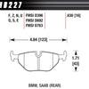 Hawk 92-95 BMW 325iS DTC-60 Race Rear Brake Pads