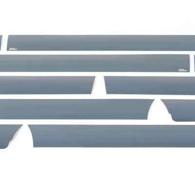 Putco 09-14 Ford F-150 Super Cab 8ft Long Box - 7in Wide (10pcs) Black Platinum Rocker Panels