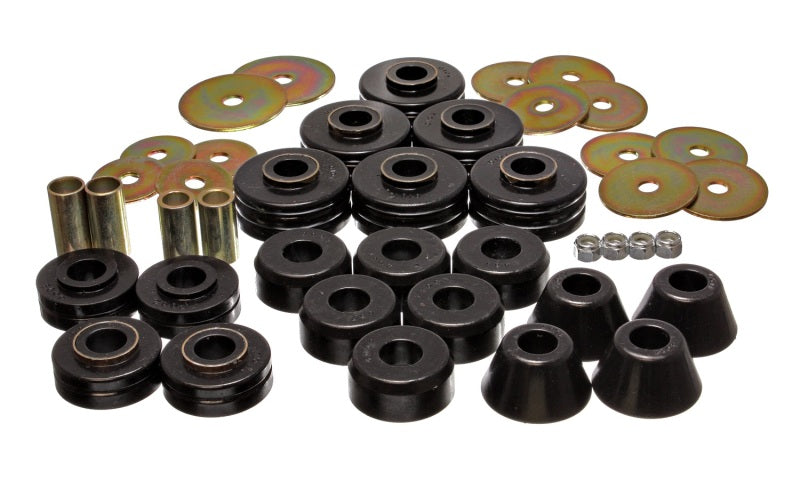 Energy Suspension 78-80 GM Denali XL/Suburban & Yukon XL 4WD Black Body(cab) Mount Set