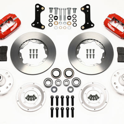 Wilwood Forged Dynalite Front Kit 11.00in Red 67-69 Camaro 64-72 Nova Chevelle