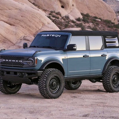 Fabtech 21-24 Ford Bronco 4WD Heavy Duty Driver & Passenger Tie Rod Assembly Kit