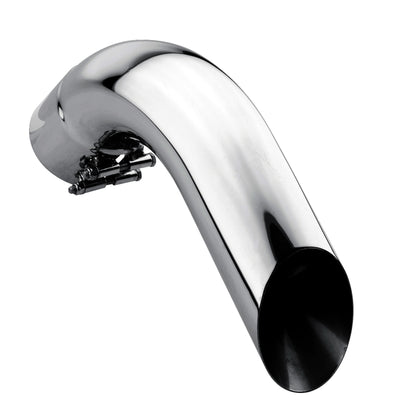 Gibson Marine Turn Down Slash-Cut Tip (Pair) - 4in Inlet/11in Length - Stainless