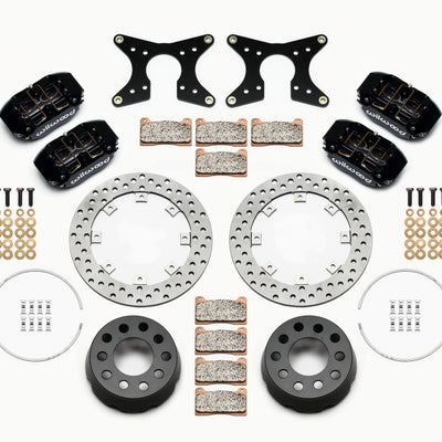 Wilwood Dynapro Lug Mount Dual Rear Dynamic Kit SA Drilled M-W/Lamb Ends .690in Studs