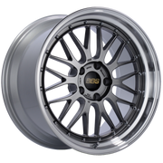BBS LM 19x8.5 5x112 ET32 Diamond Black Center Diamond Cut Lip Wheel -82mm PFS/Clip Required
