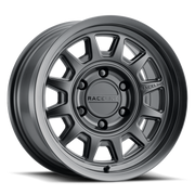 Raceline 952B Aero 17x8.5in / 5x150 BP / 0mm Offset / 110.5mm Bore - Satin Black Wheel