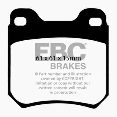 EBC 97-01 Cadillac Catera 3.0 Ultimax2 Rear Brake Pads